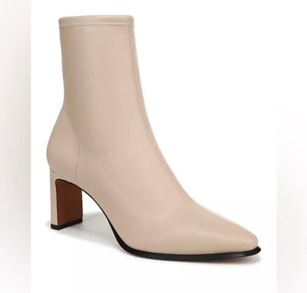 Vince Brock Leather Ankle Boot in Birch Sand - Women's Size 6